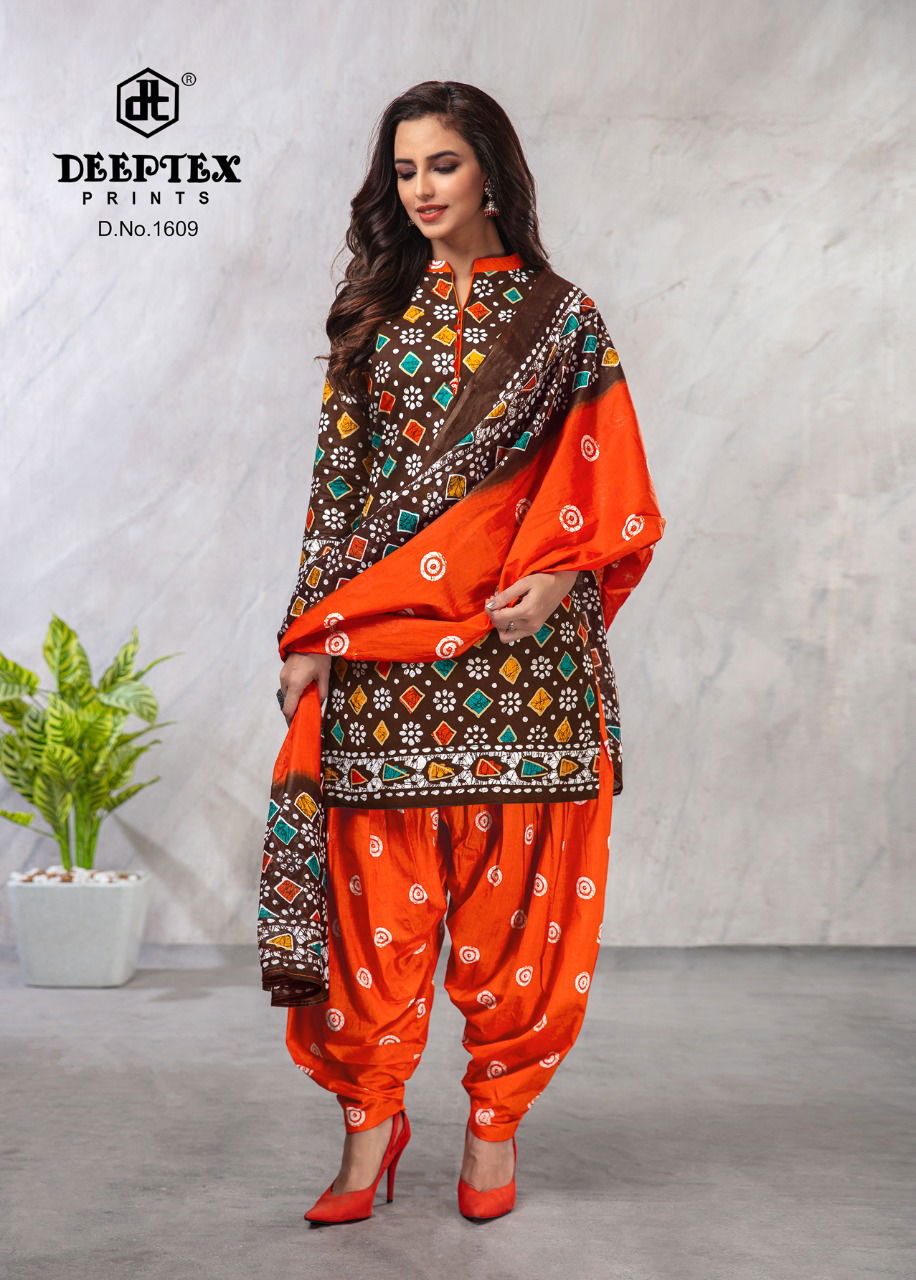 Deeptex Batik Plus 16 Cotton Printed regular Wear Dress Material Collection